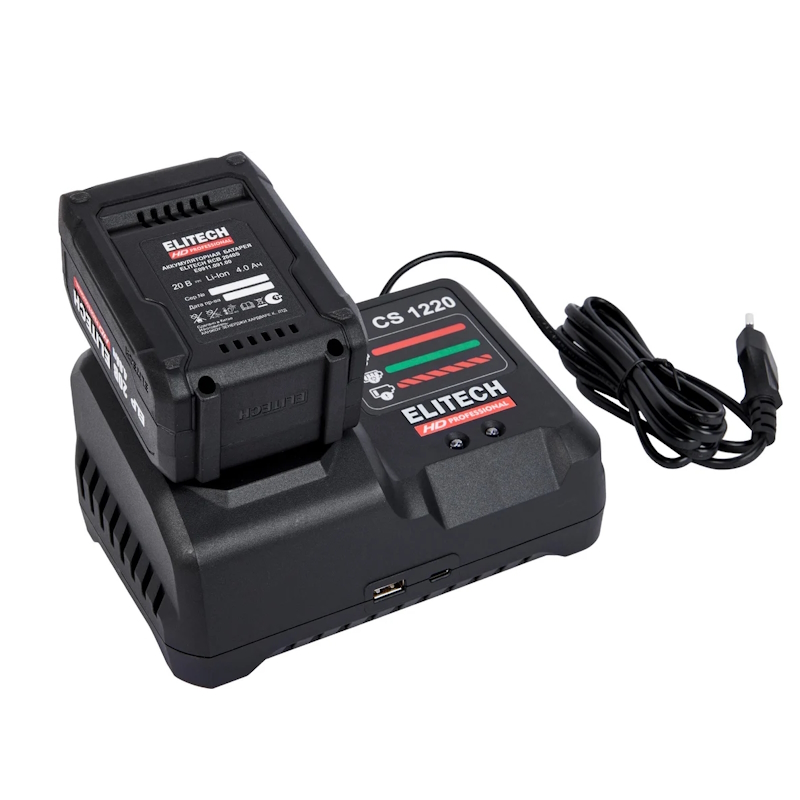 Полировальная машина аккумуляторная Elitech HD CPM 2015SL (E2213.043.01) 205769, 20В, 4Ач, 500-2200 об/мин в Коврове