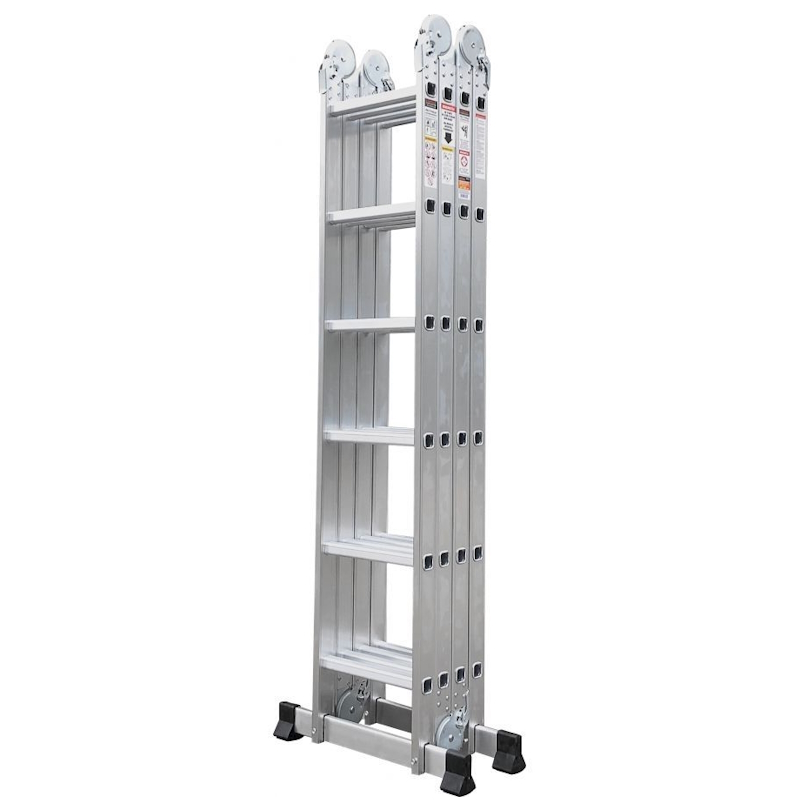 Лестница алюминиевая многофункциональная Startul ST9732-06, 4х6 ступ. (стрем.-330см, лестн.-680см) 15,8кг  в Угличе