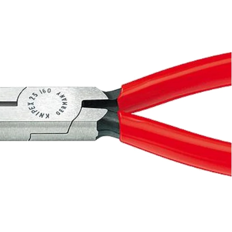 Длинногубцы с режущими кромками Knipex KN-2501160, 160 мм, фосфатированные, обливные ручки в Коврове