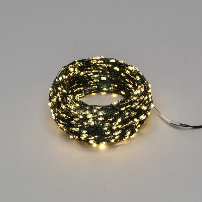 Гирлянда светодиодная Neon-Night "Роса" 303-296 1778000, 100 м, 1000 LED, теплый белый, 7.2 Вт, IP20, с контроллером  в Иваново