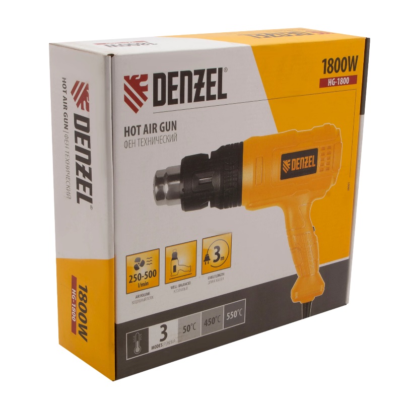 Технический фен Denzel HG-1800 28001 в Туле