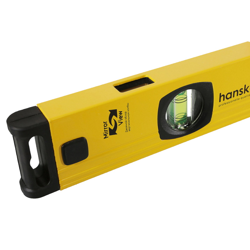 Уровень фрезерованный Hanskonner HK2015-02-0400, 400 мм, 3 глазка (1 зеркальный), точность 0.5мм/м в Муроме