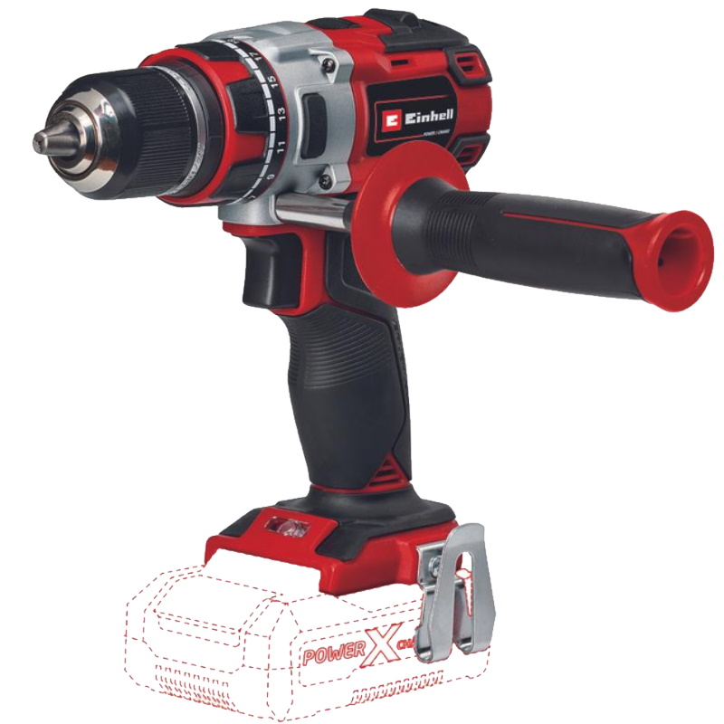 Дрель аккумуляторная Einhell PXC TP-CD 18/80 Li BL 4514300SET, +1 аккумулятор, PXC Plus, 5.2 Ач, 18 В, ЗУ