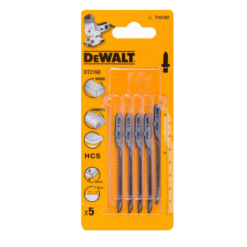 Пилки для лобзика DeWalt DT2168-QZ, 76 мм, 5 шт. в Кинешме