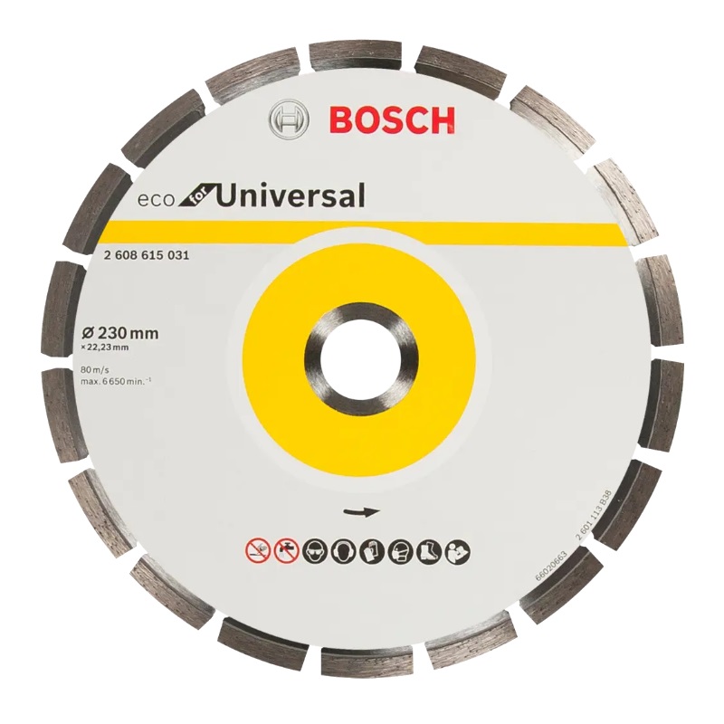 Алмазный диск Bosch Eco Universal 2.608.615.031 (230x22,23 мм)