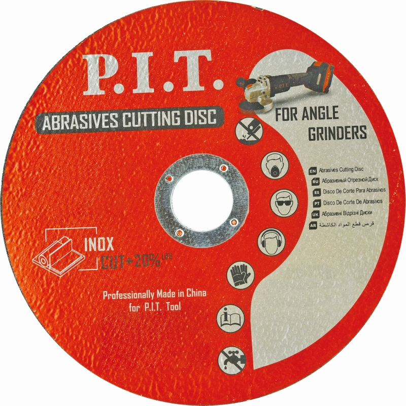 Диск отрезной по металлу PIT ACTW01-1503 150x222x20 мм 20 шт в уп 1077₽