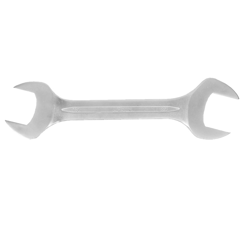 Ключ гаечный рожковый двусторонний Hortz 103170 75х80 хромирование 7811-0050 18116₽