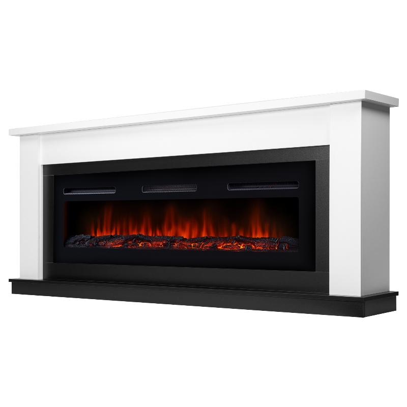 Каминокомплект Electrolux НС-1660707: Очаг Infinity EFP/P-1600ULS, портал Canto Long белый, черный в Вологде
