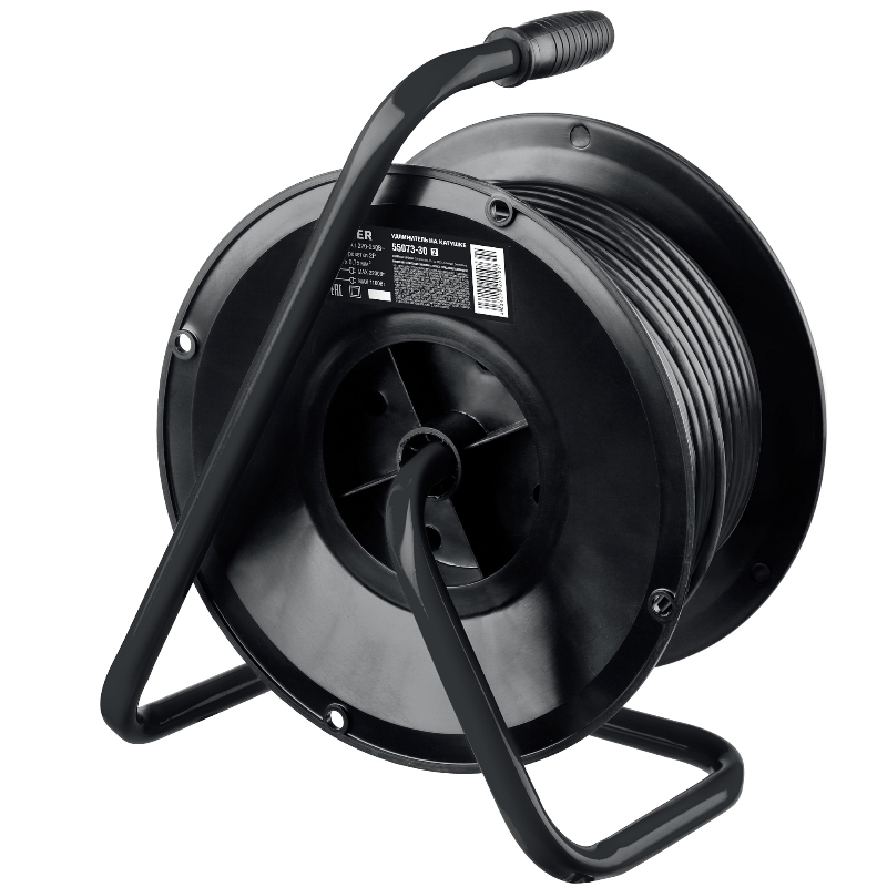 Удлинитель на катушке Stayer S-207 55073-30, ПВС, 2 х 0.75 мм2, 30 м, 2200 Вт в Череповце