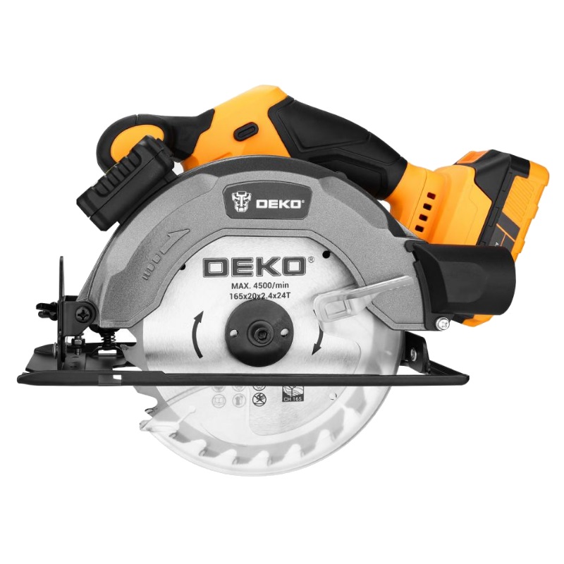 Циркулярная пила аккумуляторная Deko DKCS20 063-4210 (20В, 165 мм, 2*2.0Ач) в Коврове