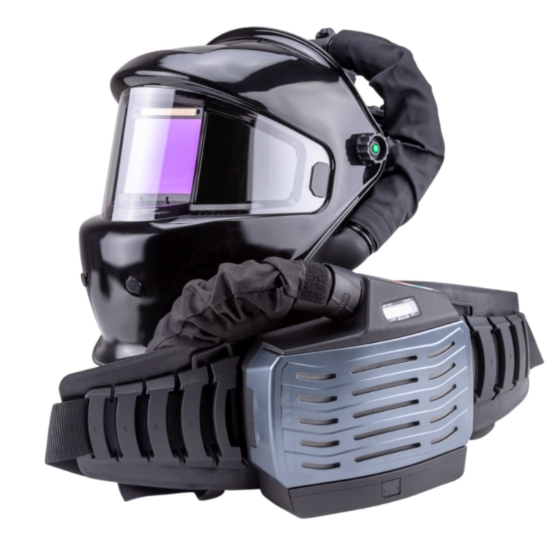 Маска сварщика FoxWeld Guardian 8877 черная ф-р 9990V внутренняя регулировка с турбоблоком Guardian Air 60940₽