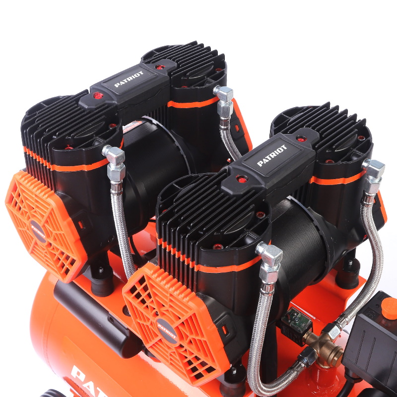 Компрессор поршневой Patriot KDS 540 F50 526302450, безмасляный, 540 л/мин, 2,8 кВт, 8 бар, 50 л, 2800 об/мин, быстросъем + елочка 1/4