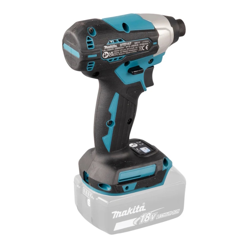 Винтоверт ударный Makita DTD157Z,  аккуммуляторный, LXT BL 18В, 1/4", 140Нм, 2 скорости, без АКБ и ЗУ во Владимире