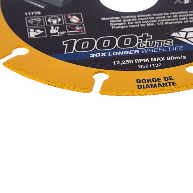 Алмазный диск по металлу DeWalt DT40252 (125х22.2x1.3x10 мм)