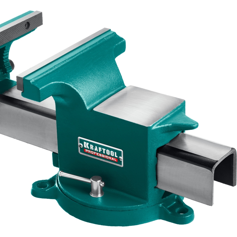 Тиски Kraftool STEEL 32701-125, 125 мм, стальные слесарные в Череповце
