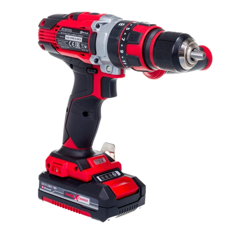Дрель-шуруповёрт аккумуляторная ударная Einhell PXC TE-CD 18/48 Li-I (2x2,0Ah) 4513935 в Иваново