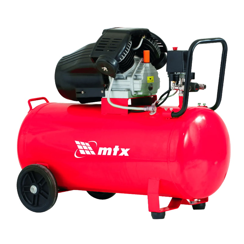 Компрессор воздушный MTX КК-2200/100 58033, 2,2 кВт, 350 л/мин, 100 л, прямой привод, масляный в Коврове