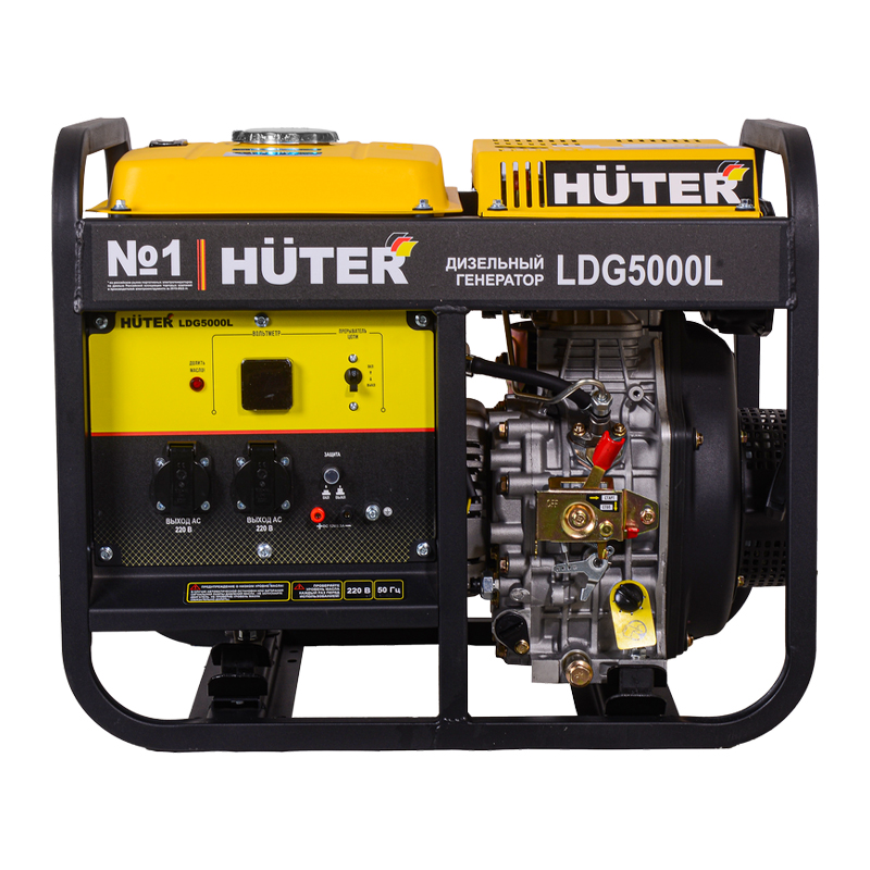 Дизельный генератор Huter LDG 5000L, 64/2/11