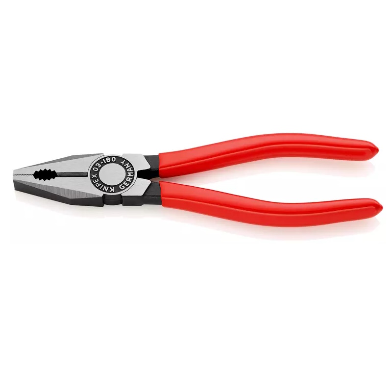 Плоскогубцы комбинированные Knipex KN-0301180SB, 180 мм, фосфатированные, обливные ручки, SB в Туле