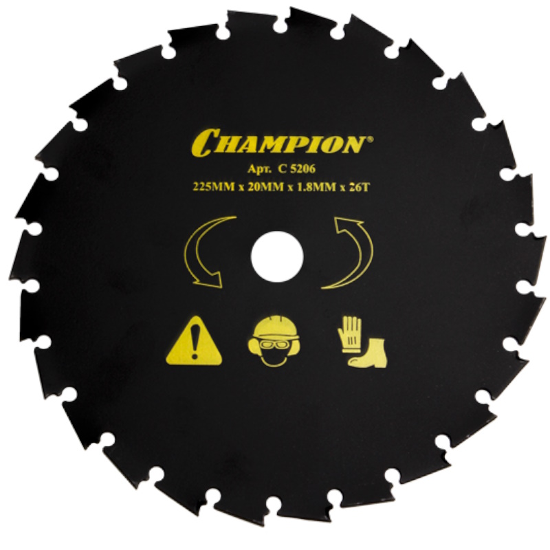 Нож с долотообразными зубцами Champion C5206 2622520 CLS-5800 320₽