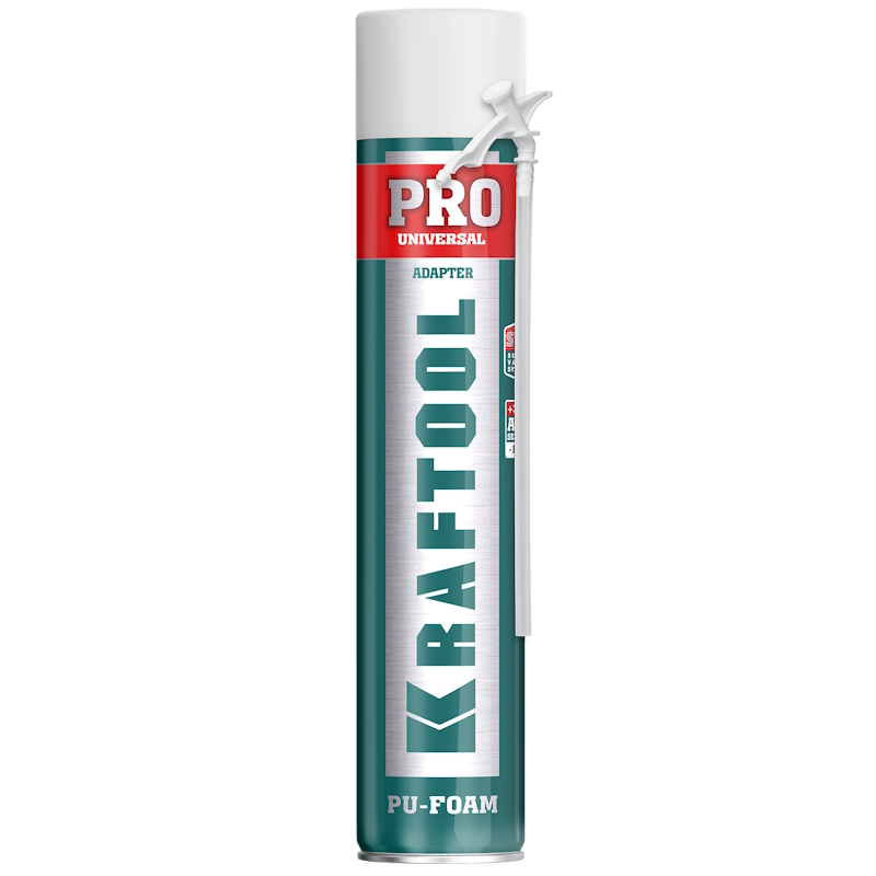 Монтажная пена всесезонная KRAFTOOL "KRAFTFLEX PREMIUM" 41173_z01, 750 мл.