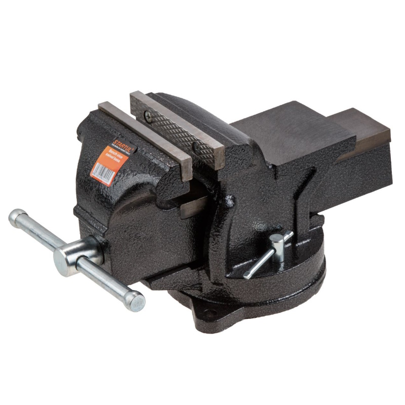 Тиски Startul PROFI ST9600-200 ST9600-200 200 мм слесарные поворотные 9250₽