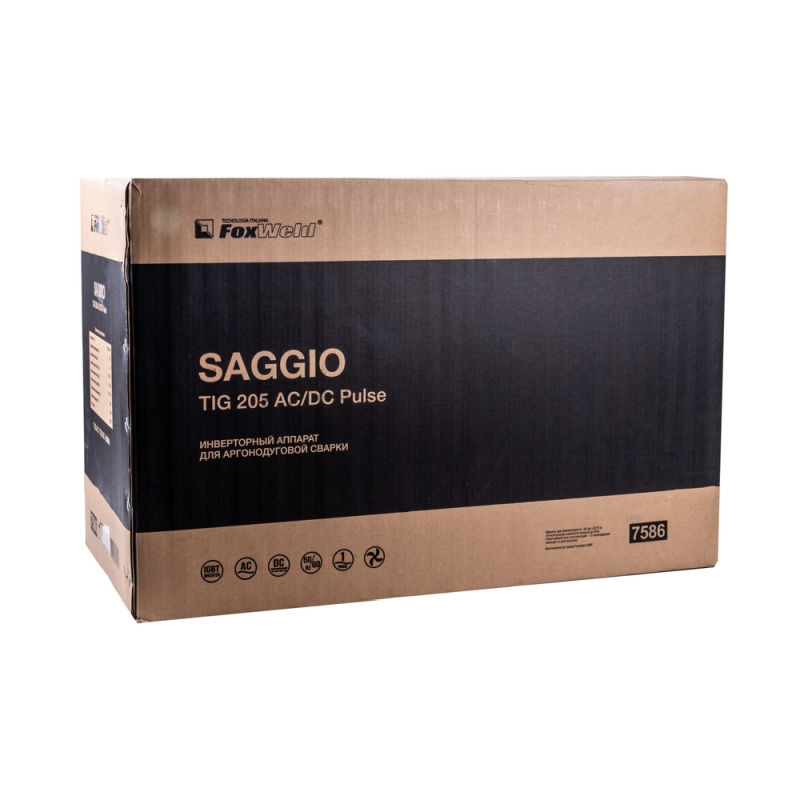 Аппарат аргонодуговой сварки FoxWeld Saggio TIG 205 AC/DC Pulse, 7586 во Владимире