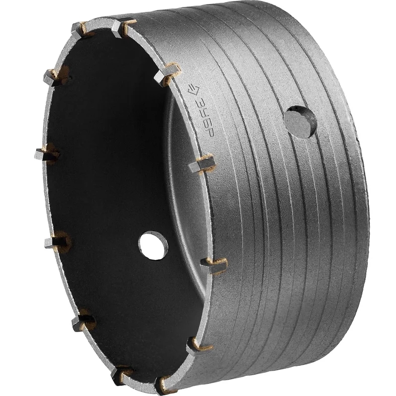 Коронка Зубр ПРОФЕССИОНАЛ 29180-125 без державки 125мм резьбовая посадка коронки М22 2746₽