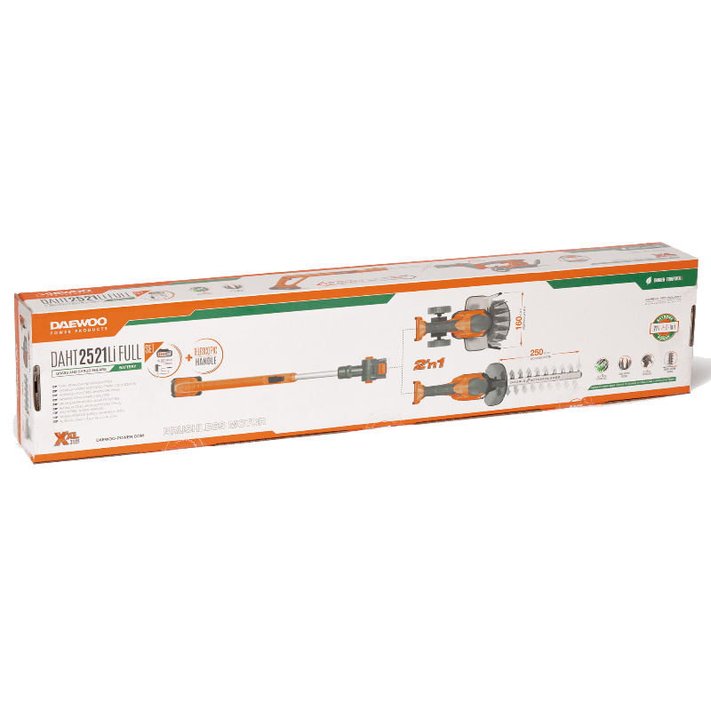 Ножницы-кусторез аккумуляторные Daewoo DAHT 2521Li FULL SET в Ярославле