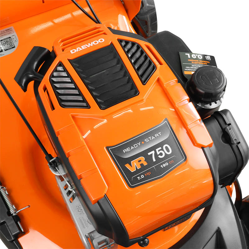 Газонокосилка бензиновая Daewoo DLM 5500SV, 7 л.с., ширина скашивания 54 см, самоходная в Рыбинске