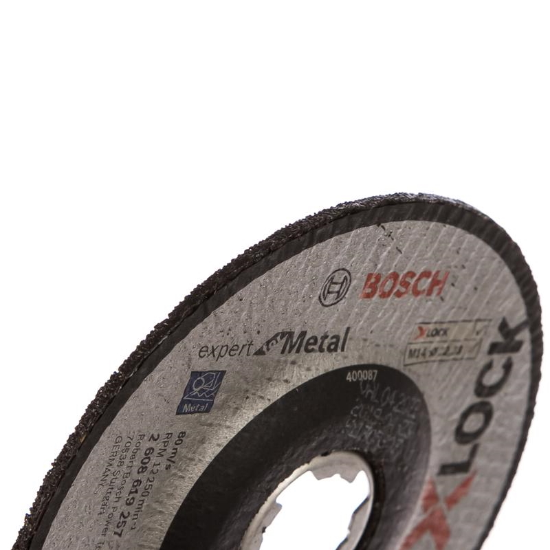 Вогнутый отрезной круг Bosch X-Lock 2.608.619.257 (125x2.5 мм)