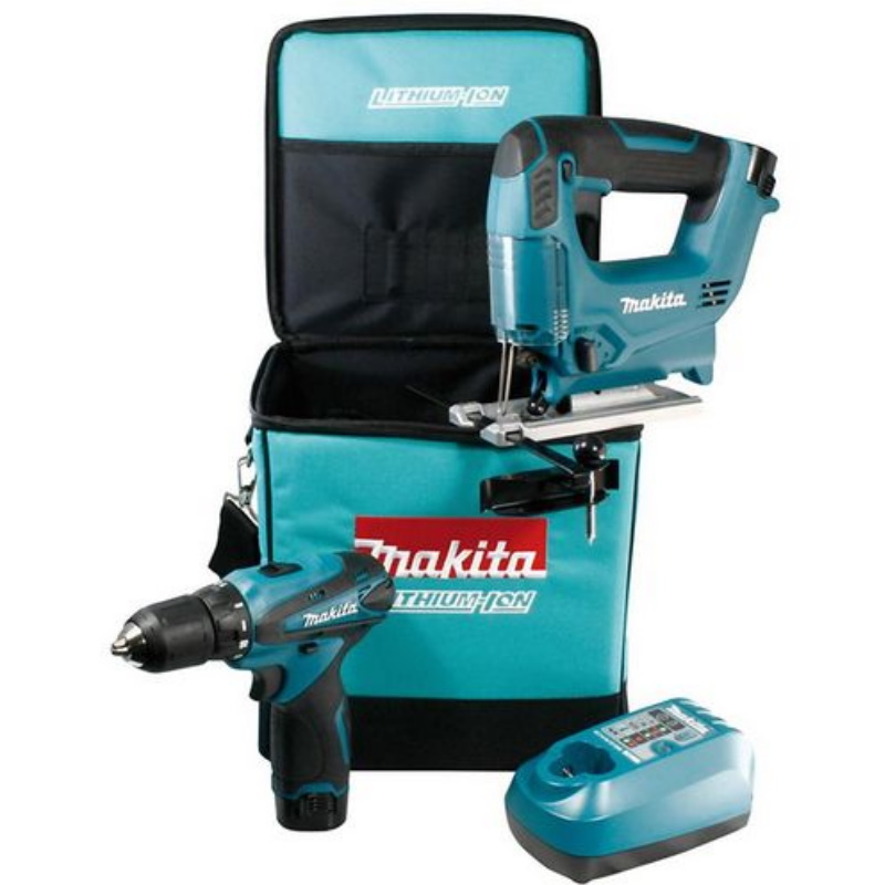 Набор Makita DK 1475 X3 Дрель акк. DF 330 DZ+Лобзик акк. JV 100 D+2 акк.+пилка А-86583 в Иваново