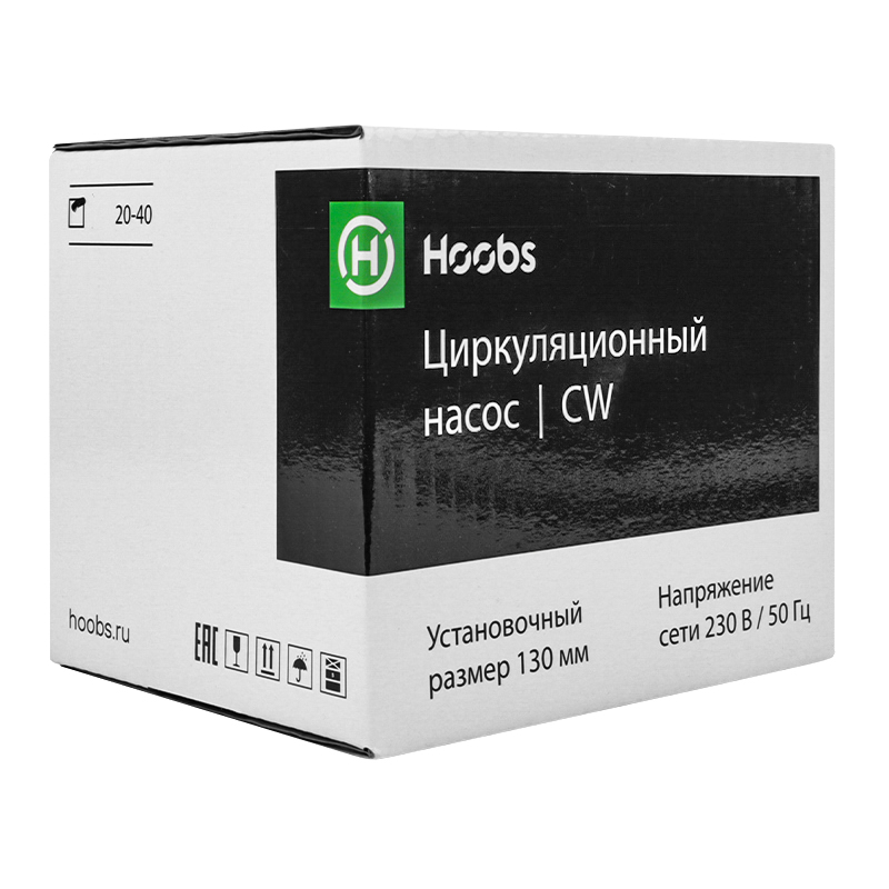 Насос циркуляционный Hoobs CW 20-40SN 130 08302H, корпус нержавеющая сталь в Иваново