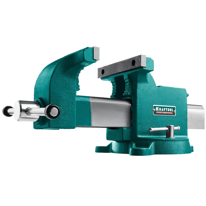 Стальные слесарные тиски Kraftool Steel 32701-200, 200 мм в Муроме