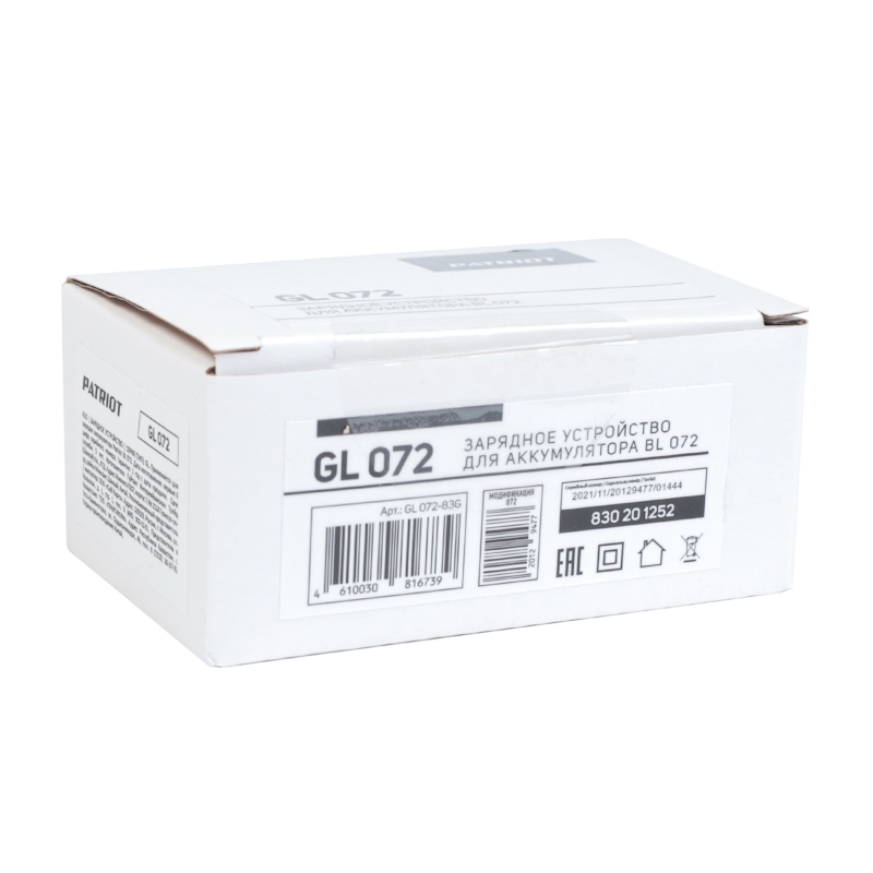 Устройство зарядное Patriot GL072 830201252, 7.2V в Ярославле