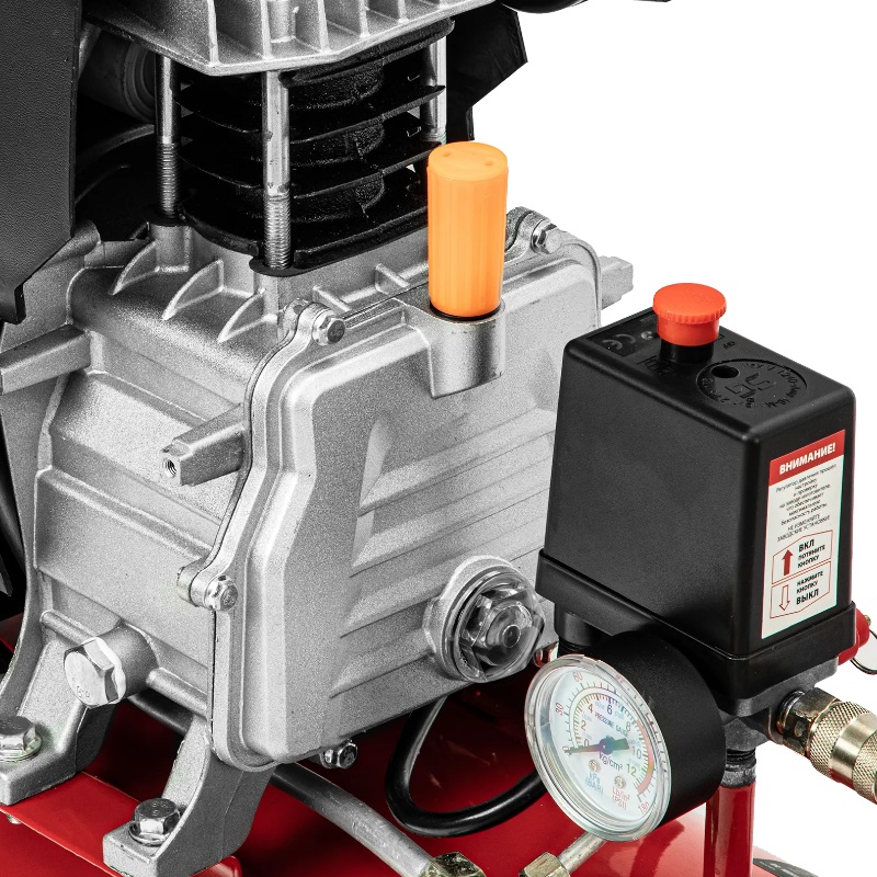 Компрессор воздушный MTX DC1500L/50 58018, 1,5 кВт, 50 л, 210 л/мин в Туле