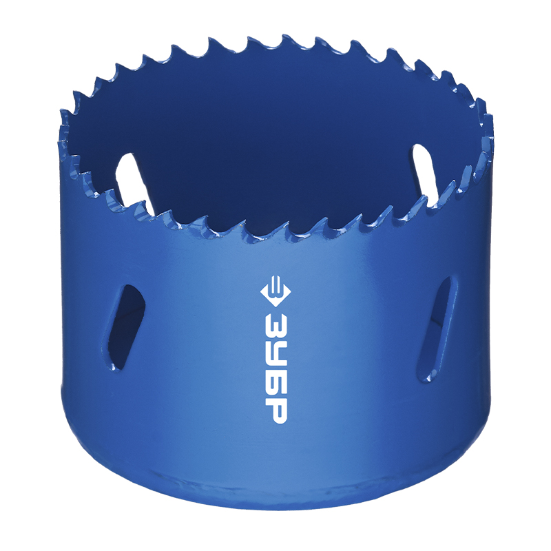 Коронка Зубр "ЭКСПЕРТ" 29531-060_z01 (биметаллическая, быстрорежущая сталь, глубина сверления до 38мм, d-60мм)