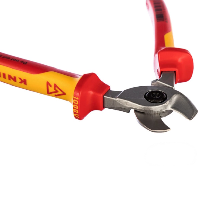 Кабелерез Knipex KN-9516165SB, VDE, Ø 15 мм (50 мм²), длина 165 мм, хром, 2-компонентные диэлектрические ручки