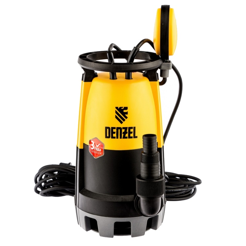 Дренажный насос для чистой и грязной воды Denzel DP600S 97268 4565₽