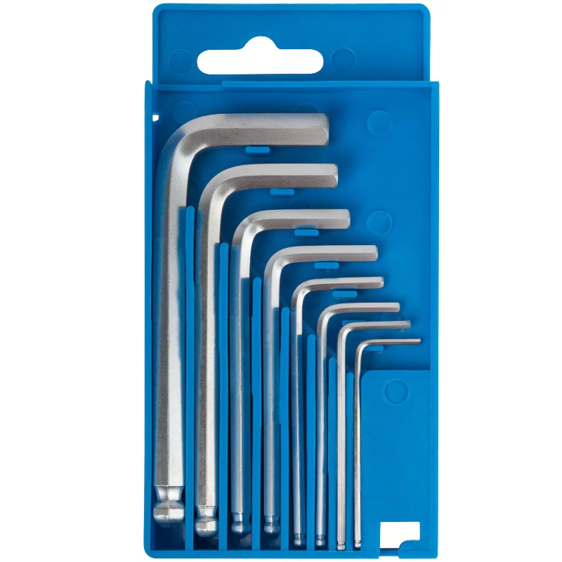 Ключи шестигранные HEX Курс 64180 с шаром в коробочке 8 шт15-8 мм 414₽