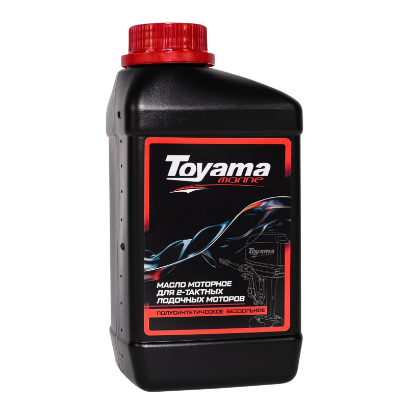 Масло Toyama 952864, для 2-тактных лодочных моторов, полусинтетическое, 1 л в Муроме