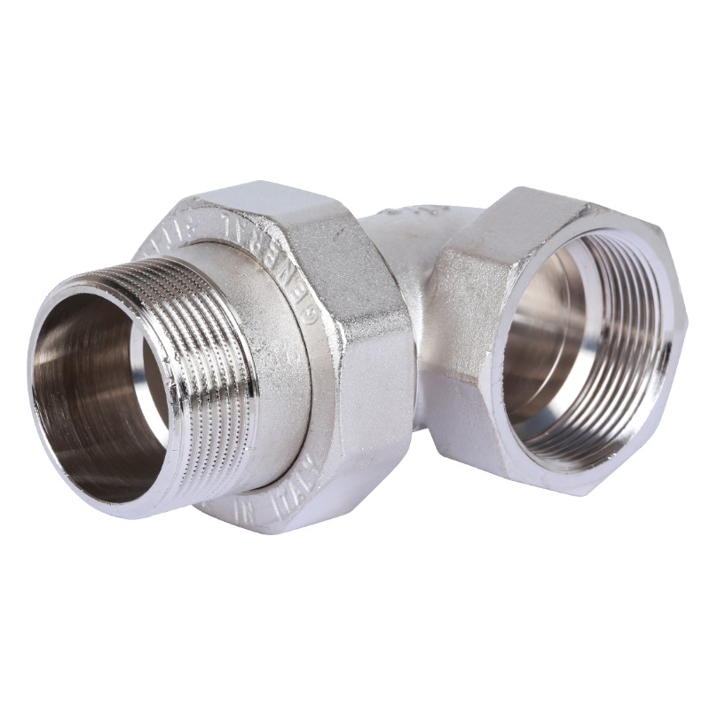 Американка угловая Stout SFT-0057-000114 ВН, 1"1/4, уплотнение под гайкой o-ring кольцо, никелированное в Твери