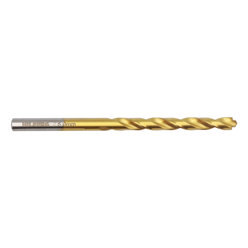 Сверло по металлу Hilberg CO050, 5.0*86(52)мм Cobalt 5% TOP