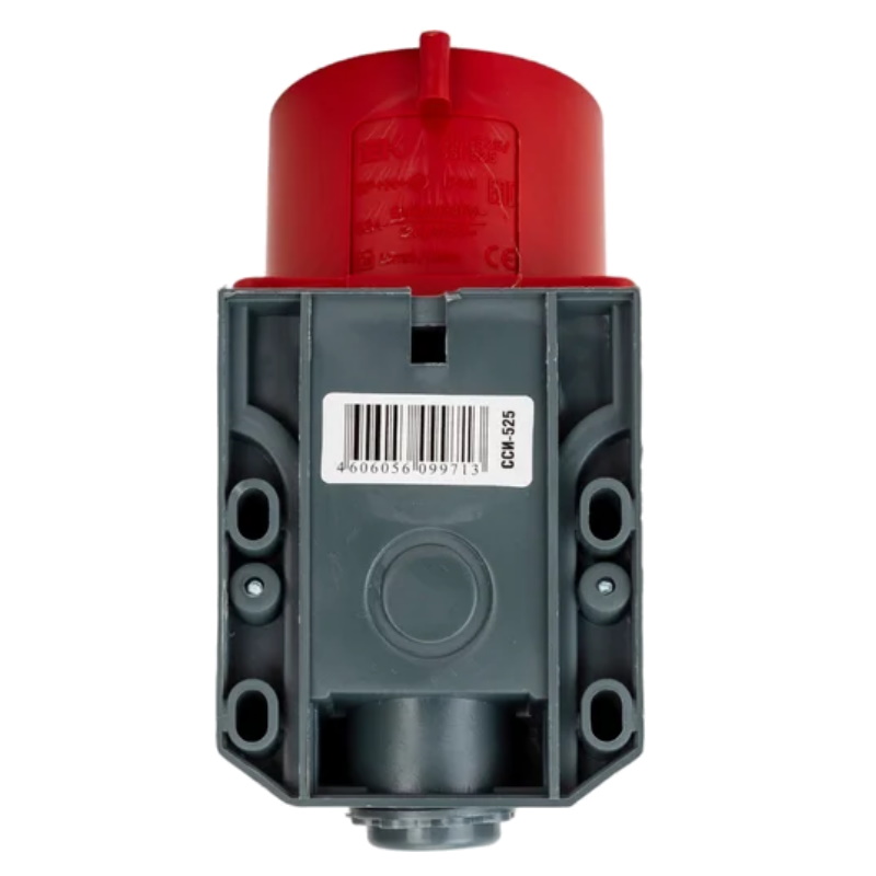 Вилка стационарная IEK ССИ-525 PSR52-032-5, 32А-6ч, 380 В, 3P+PE+N, IP44  в Муроме