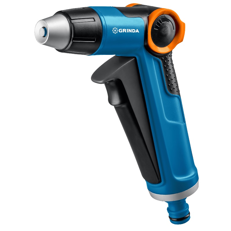 Поливочный пистолет Grinda PROLine X-R 8-427113_z02, с регулятором напора, плавная регулировка, курок спереди, двухкомпонентный в Вологде