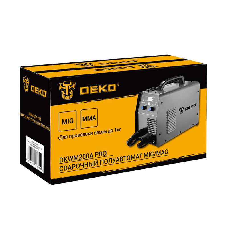 Сварочный полуавтомат Deko DKWM200A PRO 051-4686 MIGMAG 200A