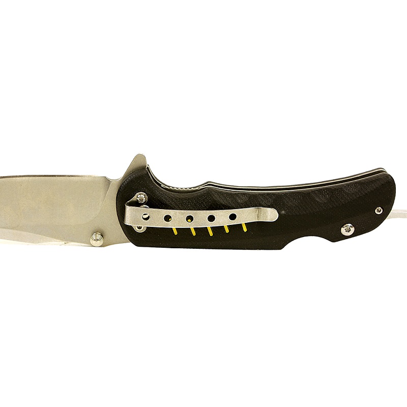 Нож складной Hanskonner HK1076-10-1 (200 мм, клинок 90 мм, шило, рукоять G10, подшипник)