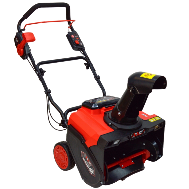 Снегоуборщик аккумуляторный Brait BBS6048W 05.04.001.075, 58В/5 Ач, ширина 48см., высота 26см., двиг. , АКБ, ЗУ в Туле