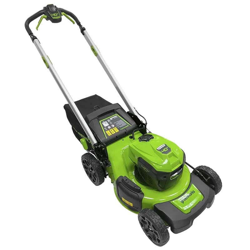 Газонокосилка аккумуляторная Greenworks GD40LM48SP 2517407UH, 40V, 48 см, самоходная, бесщеточная, c 1хАКБ 8 Ач и ЗУ в Твери