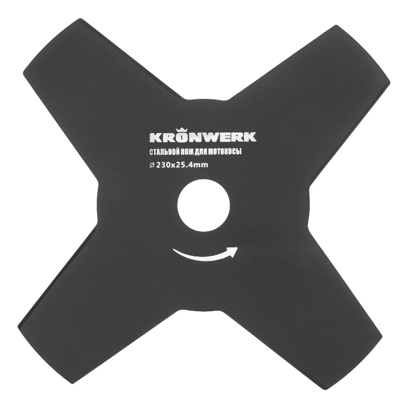 Нож для триммера Kronwerk 96342 230х254 4 лезвия 226₽